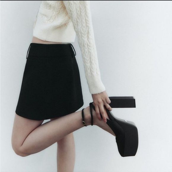 Zara high heel platform slingback shoes - Picture 2 of 5